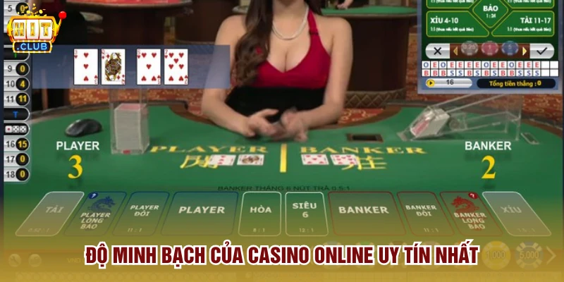 Độ minh bạch của casino online uy tín nhất