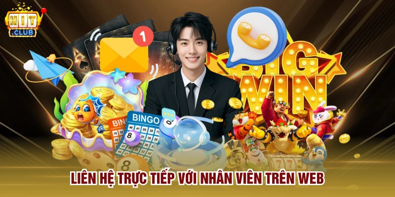 Liên hệ trực tiếp với nhân viên trên web